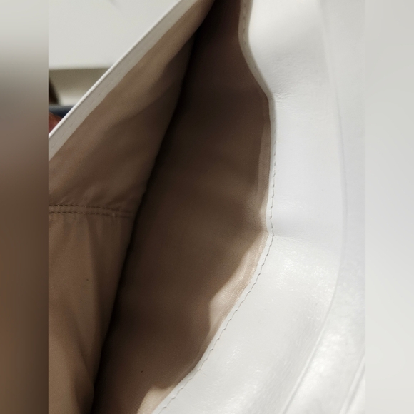 Coach Cream and Brown Signature Logo Women's Wallet, - Picture 8 of 10